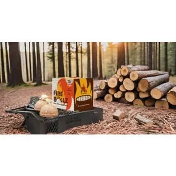 Eco-Friendly Fire Starters for Grilling - Fire-Ballz 12-Pack