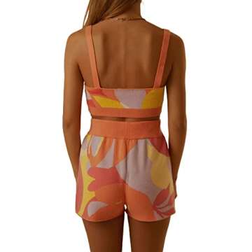 Stylish Two Piece Knitted Outfit for Summer Fun