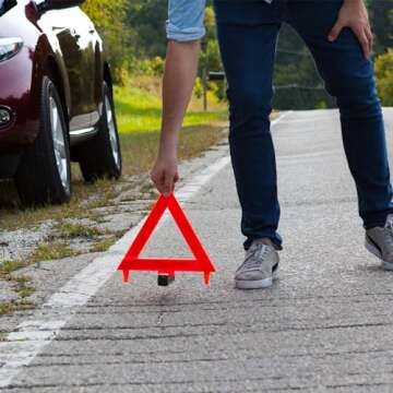 Always Prepared Standard Roadside Emergency Kit for Car - Car Safety Kit, Tools, First Aid, Visibility Gear & More - Perfect Roadside Assistance Kit Gift for New Drivers (62 pc)