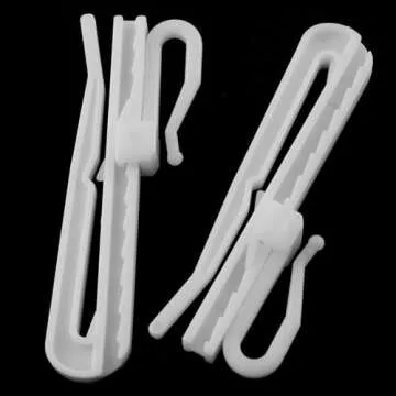 AXLIZER 20PCS Adjustable Curtain Drapery Hooks