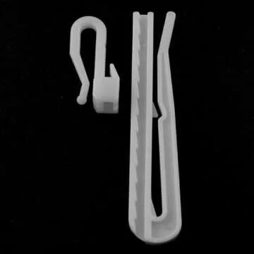 AXLIZER 20PCS Adjustable Curtain Drapery Hooks