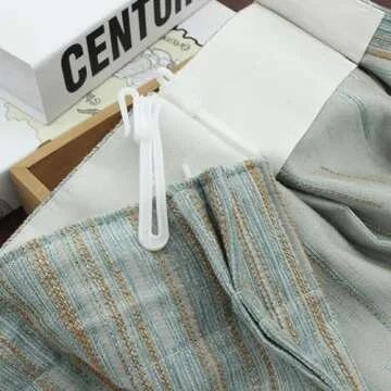 AXLIZER 20PCS Adjustable Curtain Drapery Hooks