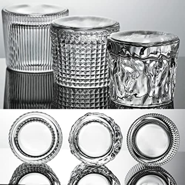 Premium 5OZ Crystal Whiskey Glasses Set Elegant Durable