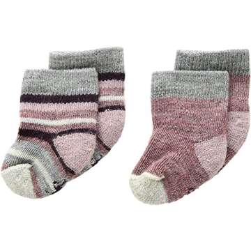 SmartWool Bootie Batch (Nostalgia Rose Heather) 12M