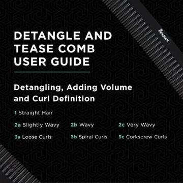 Jack Dean Denman Curl Volumiser Comb for Curly Hair Styling