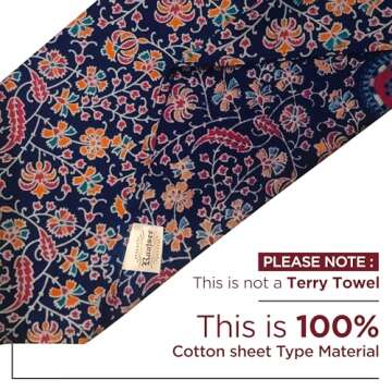 raajsee Blue Orange Mandala Round Beach Tapestry Hippie/Boho Mandala Beach Blanket Roundie/Indian Cotton Throw Bohemian Round Table Cloth/Home Decor/Yoga Mat Meditation Picnic Rugs 69 inch Circle