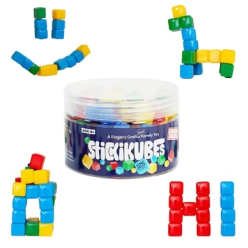 StickiKubes - Versatile Colorful Stacking Cubes for Kids