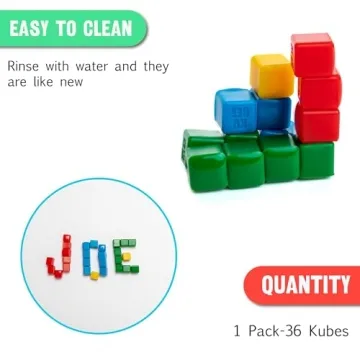 StickiKubes - Versatile Colorful Stacking Cubes for Kids