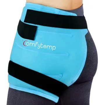 Comfytemp Large Hip Ice Pack Wrap for Sciatica, Hip Replacement, Fracture, Pain Relief, FSA HSA Elig...