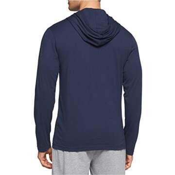 Tommy Hilfiger Men's Dark Navy Jersey Hoodie Sleepwear