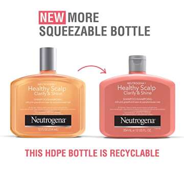 Neutrogena Exfoliating Healthy Scalp Clarify & Shine Shampoo for Oily Hair and Scalp, Anti-Residue S...