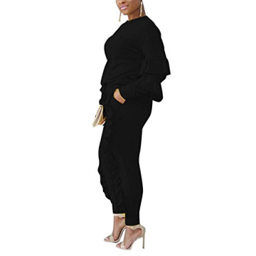 KANSOON Women’s Puff Sleeve Sweatsuit for Every Occasion