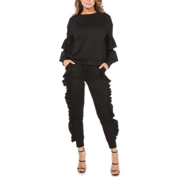 KANSOON Women’s Puff Sleeve Sweatsuit for Every Occasion