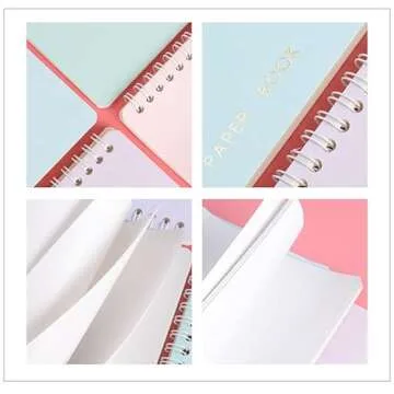 weigav Sticker Book A5, Blank Decorative Sticker Collection Photo Album, Reusable Washi Scrapbook