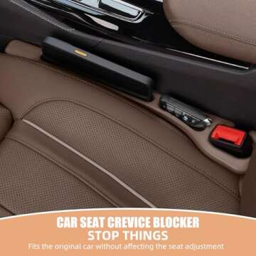 FFKQBH No Drop Seat Guard - Car Seat Gap Filler and Organizer