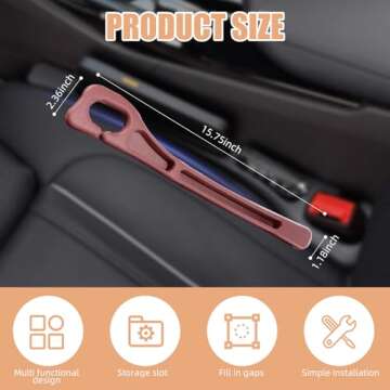 FFKQBH No Drop Seat Guard for Car Seat Gap Prevention