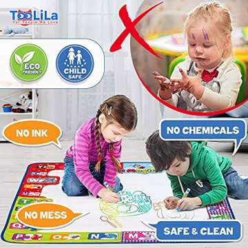 Aqua Magic Water Doodle Mat - Fun Learning for Kids