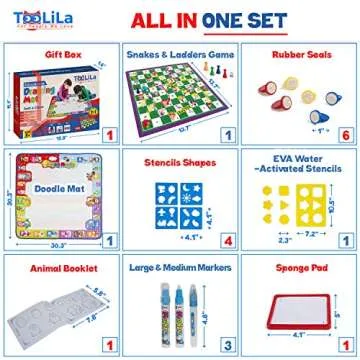 Aqua Magic Water Doodle Mat - Fun Learning for Kids