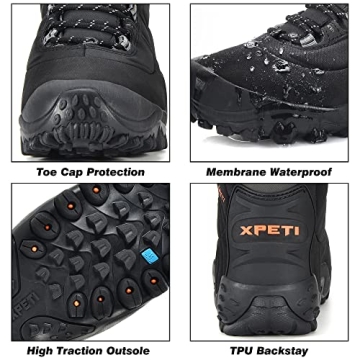 XPETI Men’s Thermator Waterproof Insulated Hiking Boots