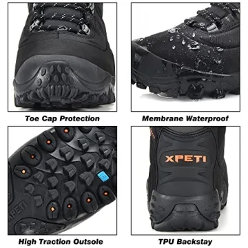 XPETI Men’s Thermator Waterproof Insulated Hiking Boots
