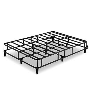 ZINUS Keenan Metal Mattress Foundation, Standing Box Spring, Headboard Brackets Included, Easy Assembly, Full