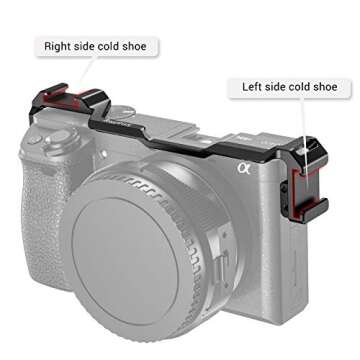SMALLRIG Cold Shoe Adapter Relocation Plate for Sony A6100/A6300/A6400/A6500 - BUC2334