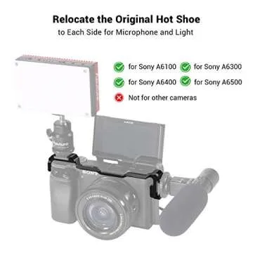 SmallRig Cold Shoe Adapter for Sony A6100/A6300/A6400/A6500