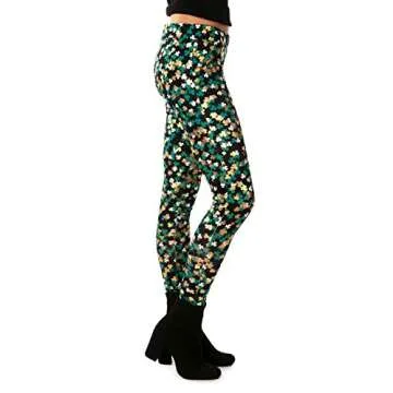 Tipsy Elves St. Patrick's Day Clusterluck Leggings For Women