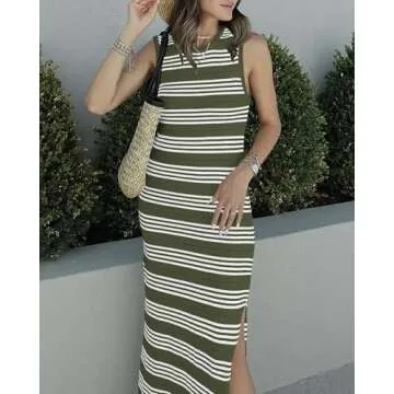BTFBM Sleeveless Summer Dress - Trendy & Versatile Style