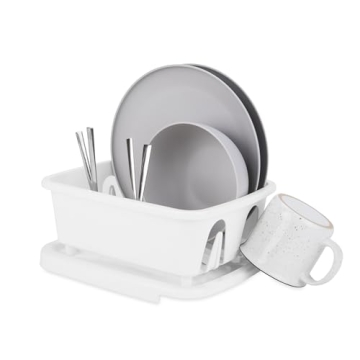 Compact Camco RV Mini Dish Drainer Tray for Small Spaces