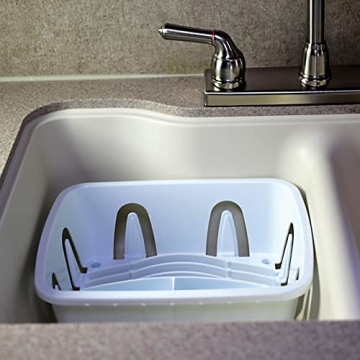Compact Camco RV Mini Dish Drainer Tray for Small Spaces