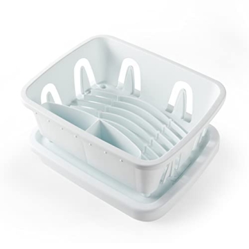 Compact Camco RV Mini Dish Drainer Tray for Small Spaces