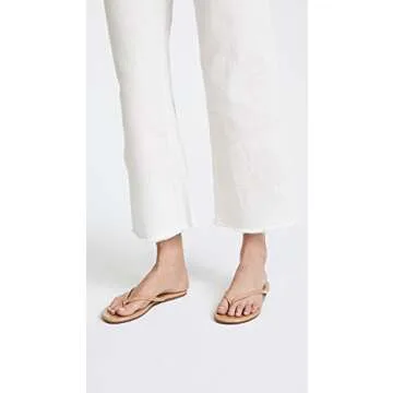 TKEES Women's Foundations Glosses Flip Flops, Coco Butter, Tan, 6 Medium US