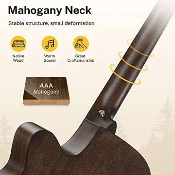 Donner 40 Inch Acoustic Guitar Bundle Kit for Beginners