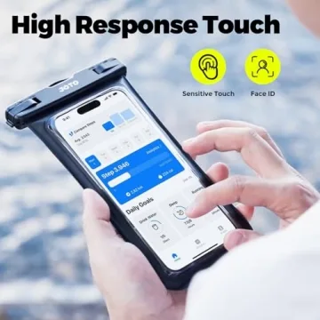 JOTO 2 Pack Waterproof Phone Pouch for Aquatic Adventures