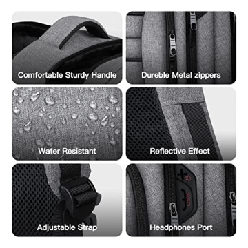 LCKPENG Large Travel Backpack for Laptops and Essentials