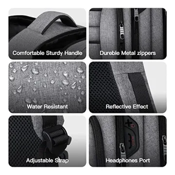 LCKPENG Large Travel Backpack for Laptops and Essentials