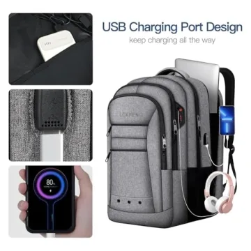 LCKPENG Large Travel Backpack for Laptops and Essentials