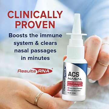 Results RNA - ACS 200 Nasal Extra Strength – The Most Effective Nasal Wash Available. Clears Nasal Passages Helping You Breathe Deeply, Day & Night. Clinically Proven. Recommended by Doctors Worldwide