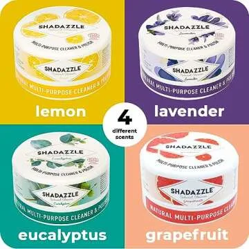 Shadazzle Natural All Purpose Cleaner and Polish – Eco friendly Multi-purpose Cleaning Product – Cleans & Polishes any washable surface (Grapefruit)