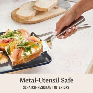 Calphalon Ceramic Nonstick Griddle - Midnight Blue 11 Inch