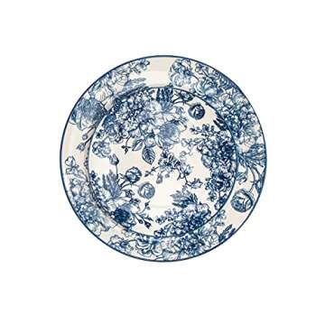 Godinger Dinnerware Set Banbury Porcelain Dinner Plate, Salad Plate, Soup Bowl - 12 Piece Set