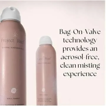 Project Reef SPF 30 Mineral Sunscreen Spray - Non-Aerosol, Reef Safe, Zinc Sun Block w/ Natural Ingredients, No White Cast Sunscreen for All Skin Types