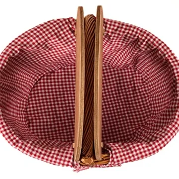 Country Vintage Picnic Basket for Two Delightful Gifts