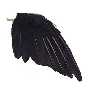 2-Pack Realistic Crows for Halloween Decor - Extra Large