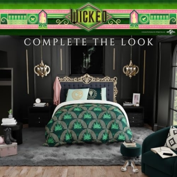 Wicked Elphaba & Glinda Silky Satin Pillowcase Set