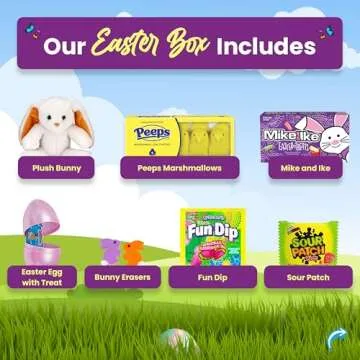 Prefilled Easter Baskets for Kids ,Teens ,Adults - Delight Them with a Premade Easter Basket for Boys and Girls Filled with an Assortment of Popular Goodies is Cherished by All