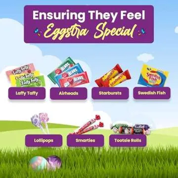 Prefilled Easter Baskets for Kids ,Teens ,Adults - Delight Them with a Premade Easter Basket for Boys and Girls Filled with an Assortment of Popular Goodies is Cherished by All