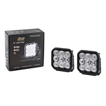 Diode Dynamics SS5 White Sport LED Pod (pair), Sport White Combo