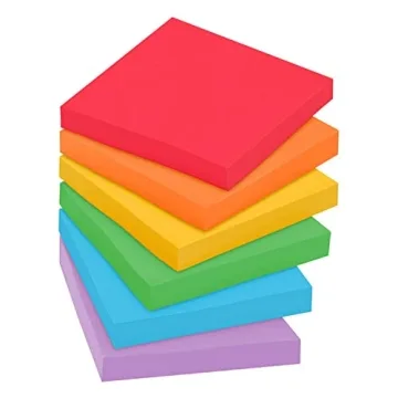 Post-it Super Sticky Notes 3x3 in 6 Pads Bright Colors